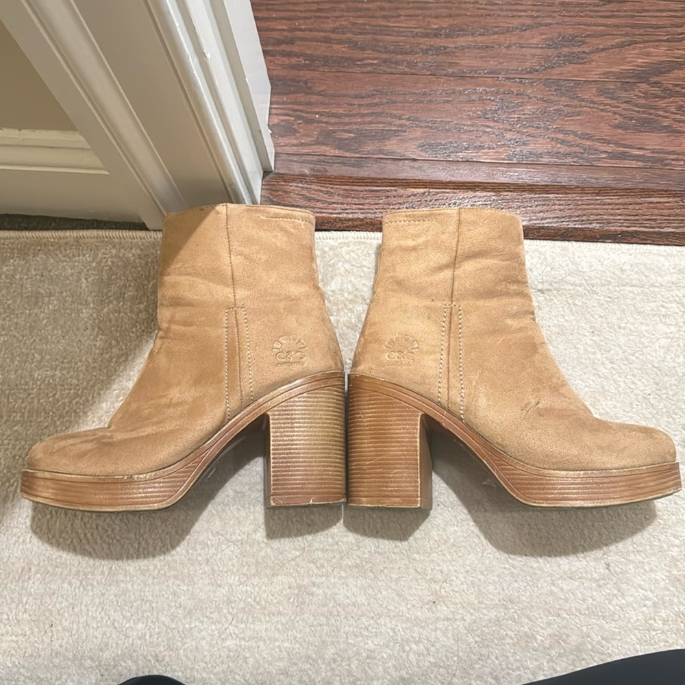 Brown booties